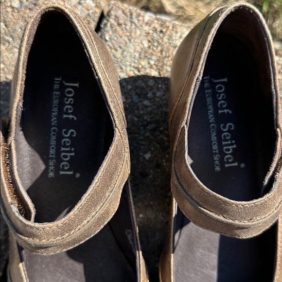 Joseph seibel Metallic Bronze Mary Jane Flats - Picture 3 of 7